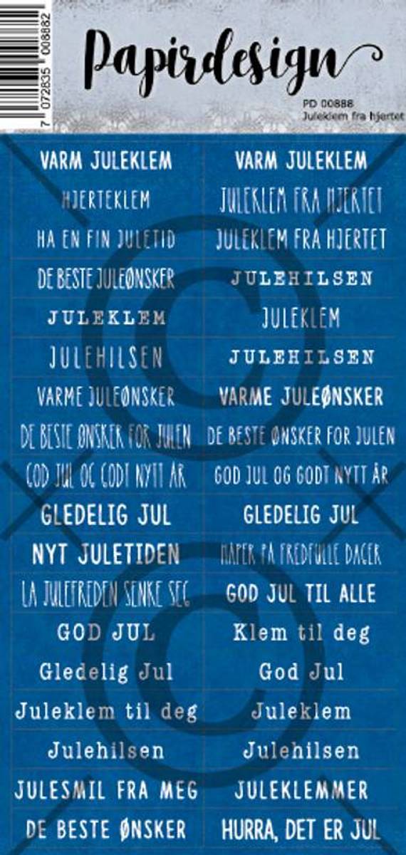 PD; Juleklem fra hjertet