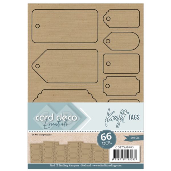Hovedbilde Kraft Tags 66pk