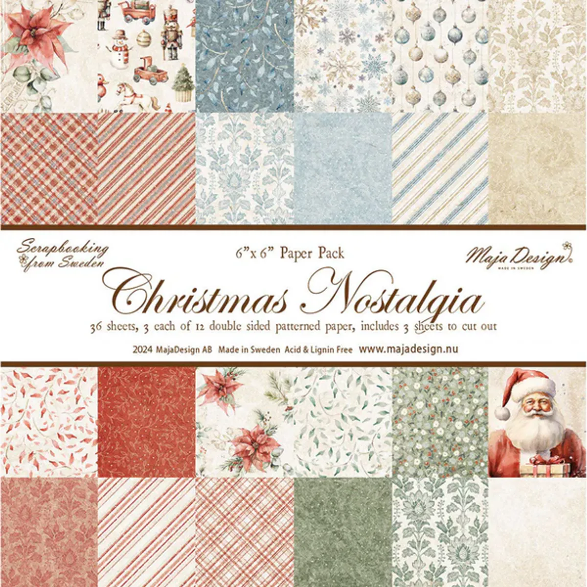 Christmas Nostalgia 6x6 blokk