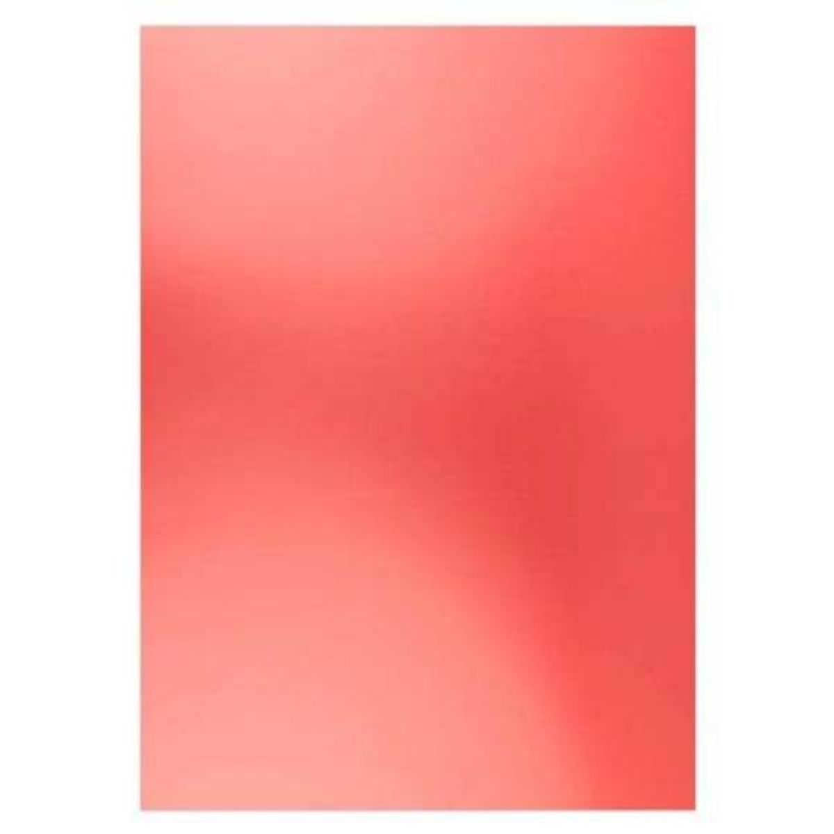 Metallic Cardstock - 6stk A4 - Christmas Red - Julerød