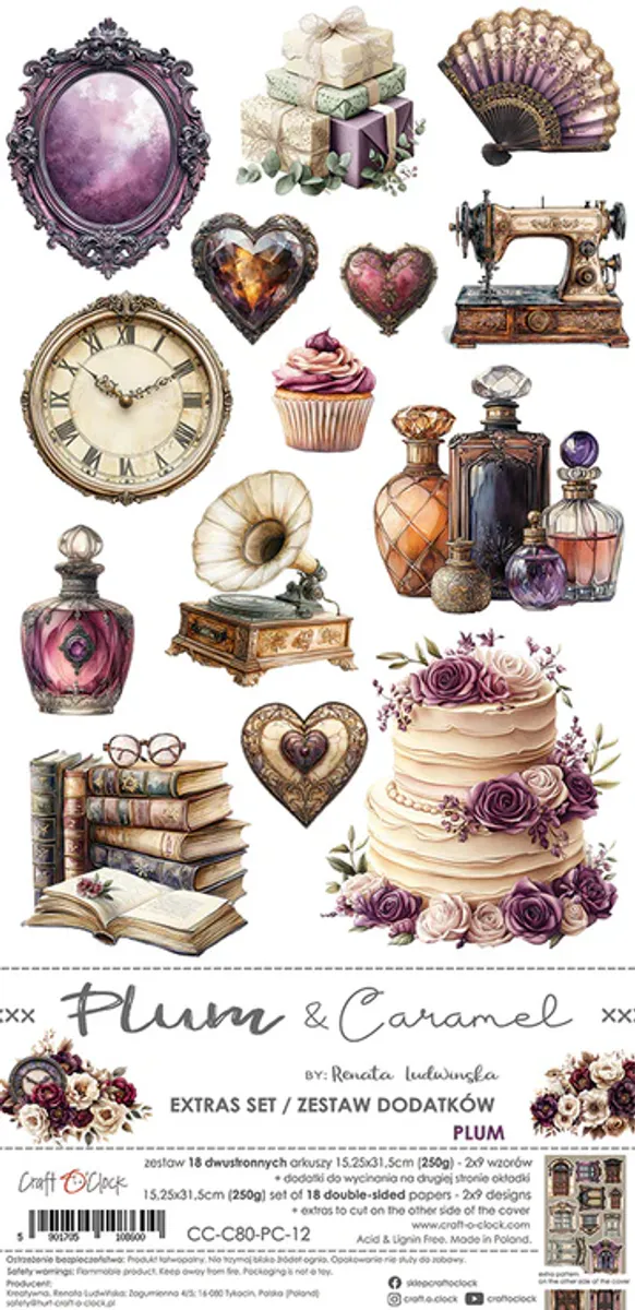 Plum & Caramel- Plum Klippeblokk 6x12