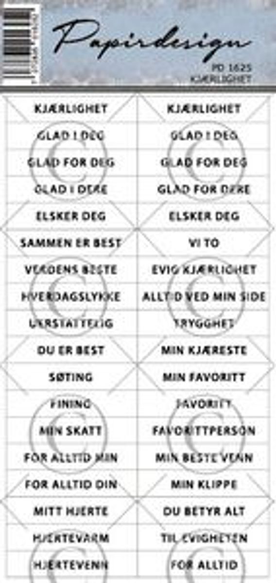 Kjærlighet Klistremerker